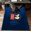 Lyon Football Crest Printed Office Carpet Chair Cushion  Entryway Rug, Rugs for Living Room, Bedroom Christmas gifts