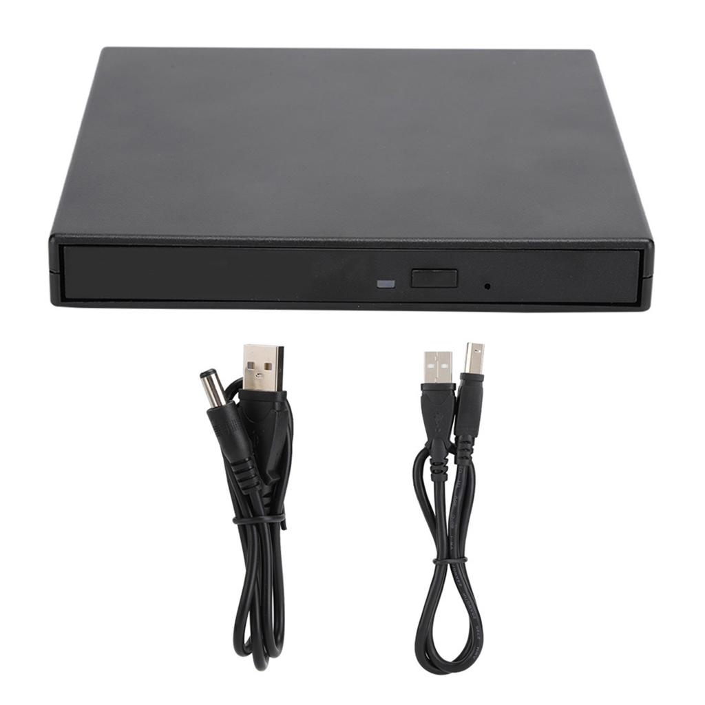 USB2.0 DVd RW Laptop Desktop CD ROM Optical Drive Black for Windows 2000 Xp Vista Windows 7