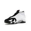 Air Jordan 14 Retro GS Black Toe 2024 Kids Sneakers White Varsity-Red Metallic-Silver 487524-160