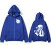 Anime Soul Eater Death The Kid Zipper Hoodies Men Women Zip Up Hooded Sweatshirts Long Sleeves Pullovers Jackets Caot streetwear