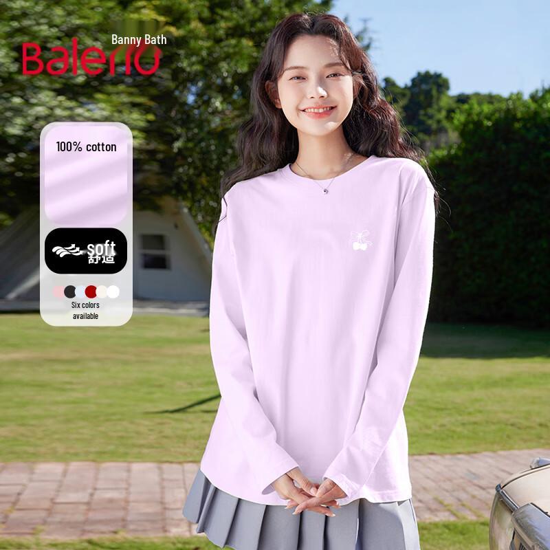 Baleno Women s 200G Heavyweight Cotton Long Sleeve T-shirt L