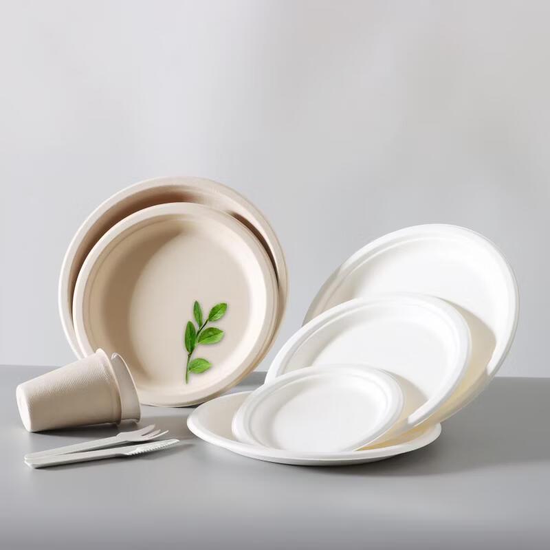 Disposable Thickened Paper Dinner Plates