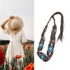DIY Bohemian Wooden Bead Waist Rope Braided Tassels Belt Ethnic Style Belts