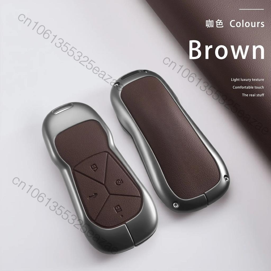 For Xpeng G6 G9 P5 P7 P7I Car Key Case Cover Xiaopeng G6 Car Keychain Protective Shell