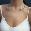 2025 New Fashion Statement Women's Pearl Clavicle Choker Necklace - Enhance Your Elegance and Style