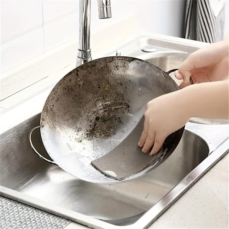 Multifunction Super Cleaning Sponge For Remove Rust Dishwashing Pot Bottom Scouring Pads