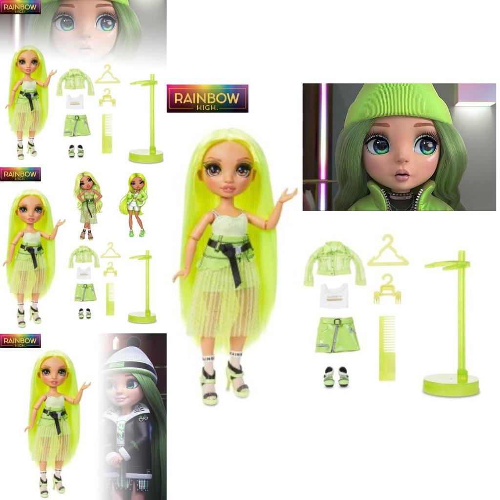 Rainbow High Fashion Doll Set For Girls Princess Dress-up Toy With Interchangeable Outfits Realistic Doll