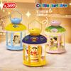New Crayon Shin-chan Building Blocks Anime Cartoon Educational Assembling Night Light Toy Model Ornaments Kawaii Children's Gift