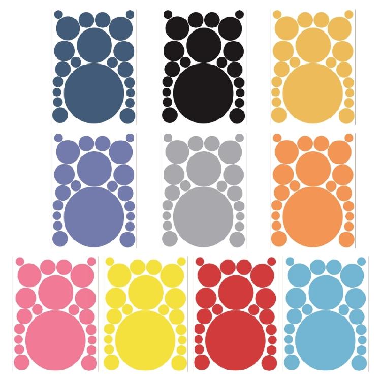 

Multicolor Dot Sticker 2.1-15cm Colorful Sealing Sticker Writable Wrapping Label For Labeling Seal Envelope Card 1