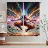 Modern Curtains Ready Anime Curtains for Kitchen Curtain Modern Home Decoration Christmas Blinds Blind Tulle in Kitchen Shades