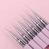 Head Rhinestone Handle Manicure Tool Nail Art Drawing Pen Acrylic Nail Liner Pen Nail Art Brush
