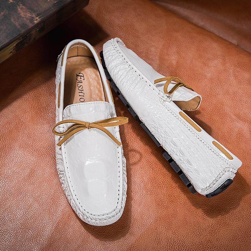 Fashion Luxury Loafers Shoes Mens 2024 Spring Classic Comfy Man Flats Moccasin Fashion Shoes Men Slip-on Boat Shoes For Men Casual Shoes