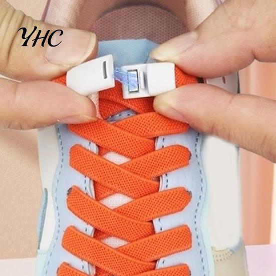 Lazy Shoe Lace Buckle 1 Pair Shoelace Metal Magnetic Lock Laces Clip No Tie for Sneakers Kids Adult Curved Fastener