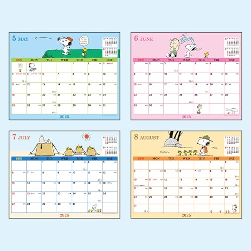 Sanrio Blattkalender 2025 Snoopy Tischkalender 451479