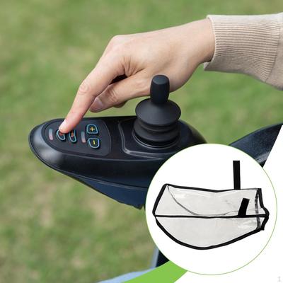 Cubierta Impermeable para Joystick Transparente Ajuste Universal Accesorio para Silla Eléctrica