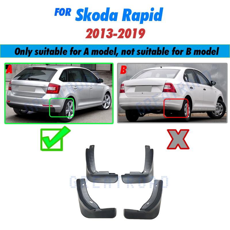 

Автомобильные брызговики для Skoda Rapid Spaceback Hatchback 2013-брызговики аксессуары для брызговиков 2015 2016 2017 2018 2013-2019
