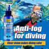 100ML Goggles Anti-Fog Spray - Long Lasting Clarity, Fog Prevention for Swimming, Diving - Safe for Contacts, Athletes