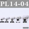 Pneumatic Tube Quick Connector: PL8-02, 4-M5, 6-01, 10-03, 12-04 Threaded Elbow