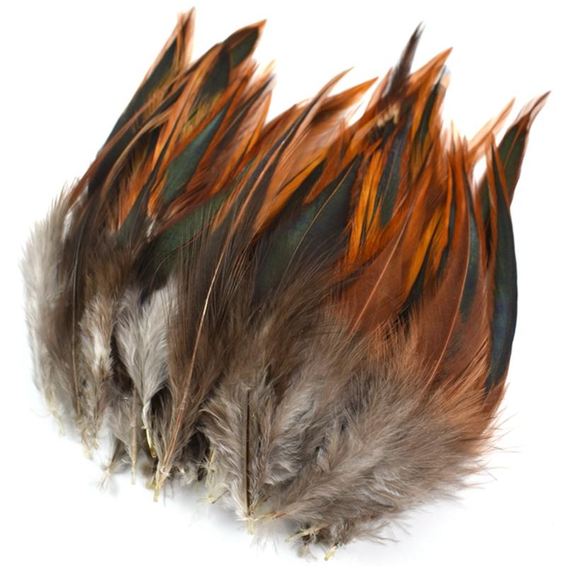 20Pcs/Lot Natural Chicken Pheasant Feathers For Crafts Needlework Handicraft Accessories Dream Catcher Decor Carnival Decoration