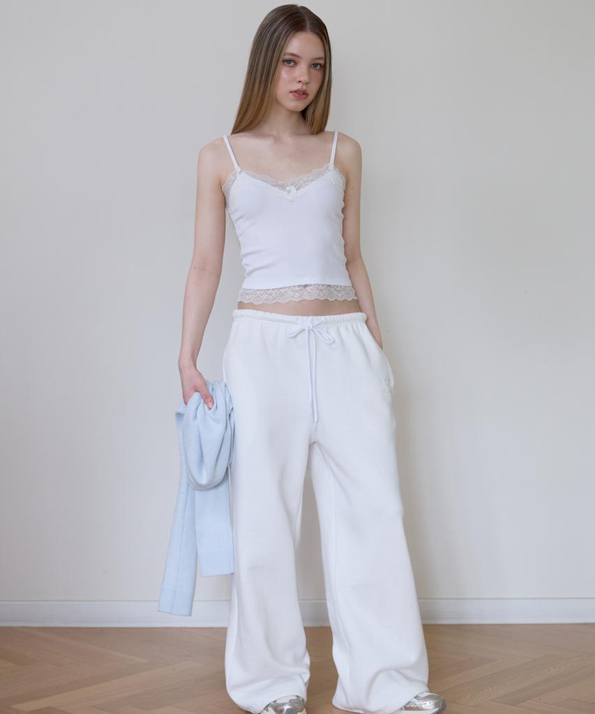 ROSEFRANTZ Lace Trim Sleeveless [Ivory]