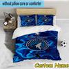 3pcs Custom Name Timberwolves Logo Bedding Set Includes 1 Duvet Cover & 2 Pillowcases for All Seasons Dormitory Home Decor Christmas gifts