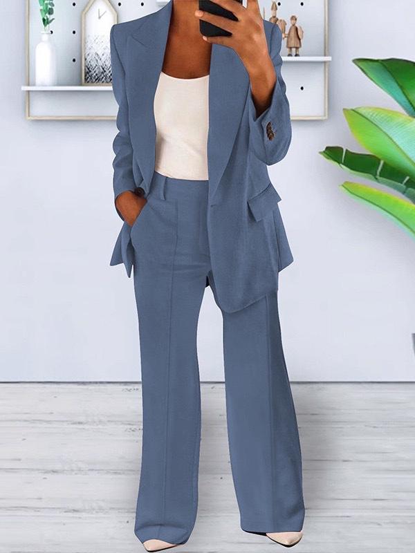 Spring/Summer 2025 European & American Fashion Women's Lapel Slim Cardigan Suit Set