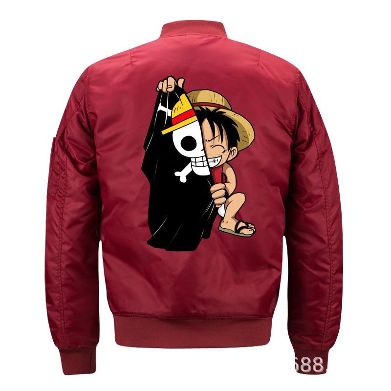 ONE PIECE Luffy series d sweater ONE PIECE jackets men's winter jacket