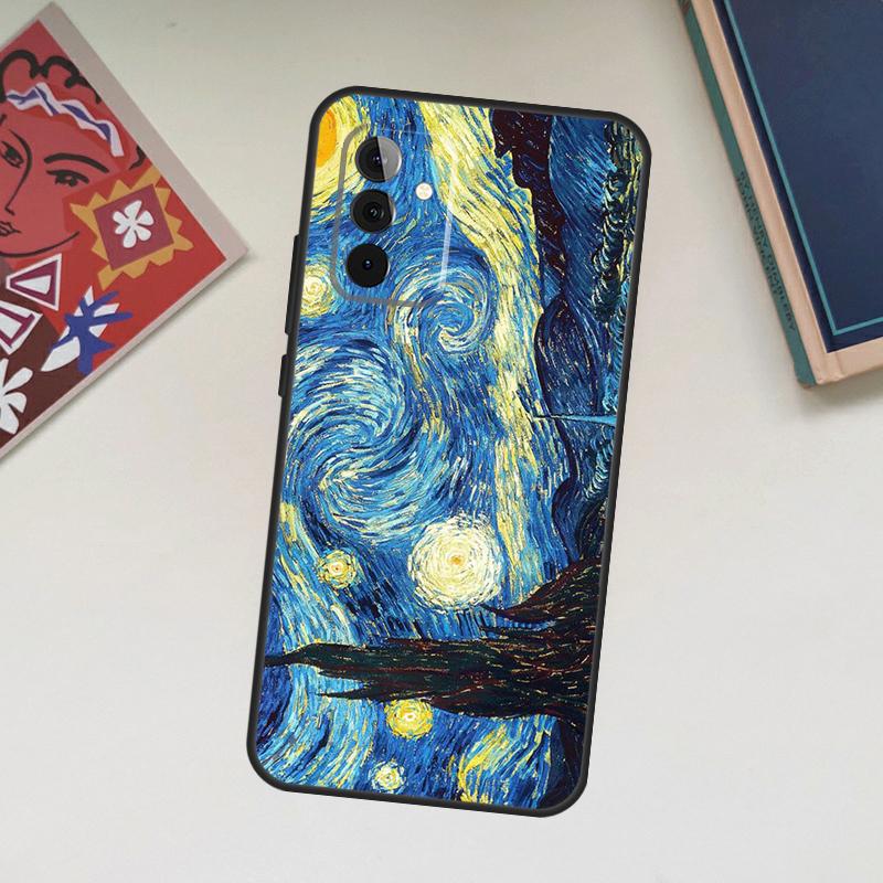 Van Gogh Starry Night Case For Samsung Galaxy A15 A25 A14 A34 A54 A12 A22 A32 A52 S A51 A71 A13 A23 A33 A53 Cover