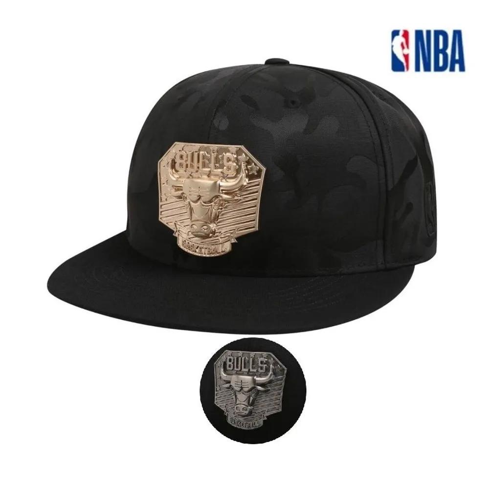 Unisex Chicago Bulls Camouflage Big Metal Snapback Cap (N255AP622P) black