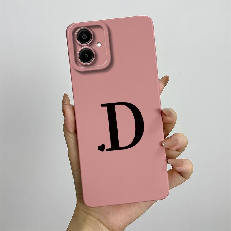 Case For Samsung A07 Cute Lover Letters Soft Phone Back Cover For Galaxy A07 4G Full Protection Liquid Silicone Shockproof Funda