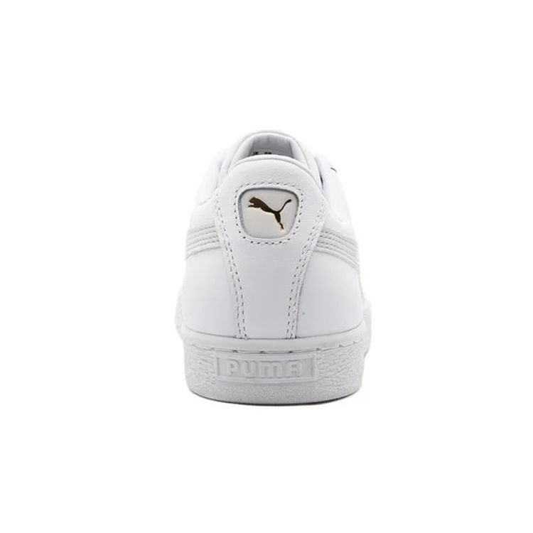 Puma Basket Classic Xxi Fabric Minimalist Casual Low-Top Sneakers Unisex Sneakers White 374923-06