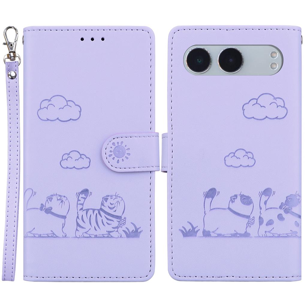 For OnePlus Nord 4 Case RFID Blocking Kitten Pattern TPU+PU Leather Phone Cover