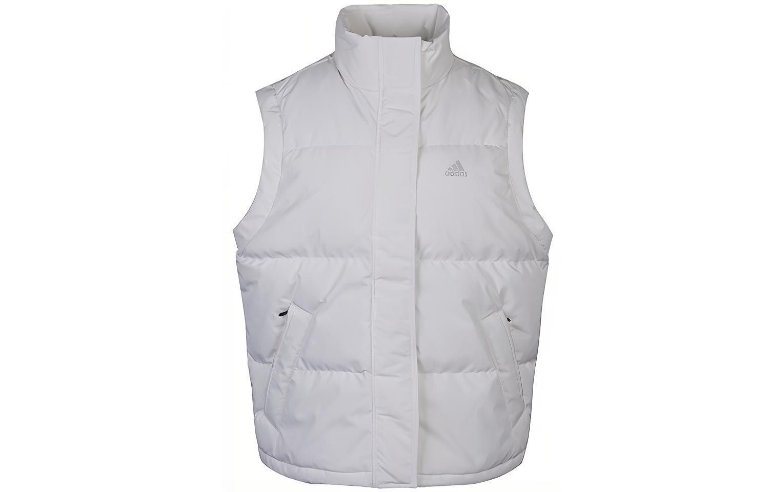 Adidas Down Vests Women s White Stand Collar Moderate GP2920 XL