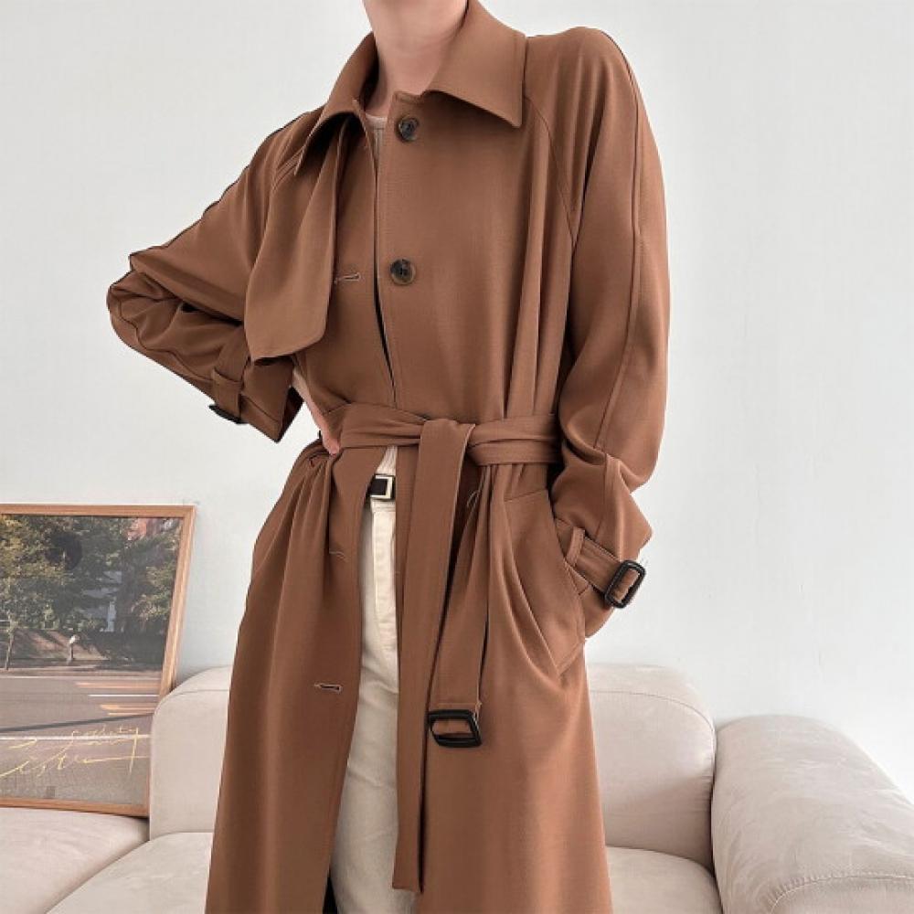 New ArrivalS Open Run Women S Single Belt Coat Trench Autumn Outerwear