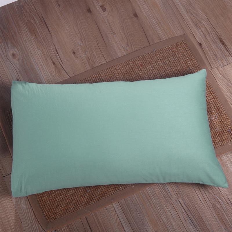 Solid Cotton Envelope Pillowcase 40x60 50x90 Soft Breathable Bedding Pillow Cover Multiple Sizes Available