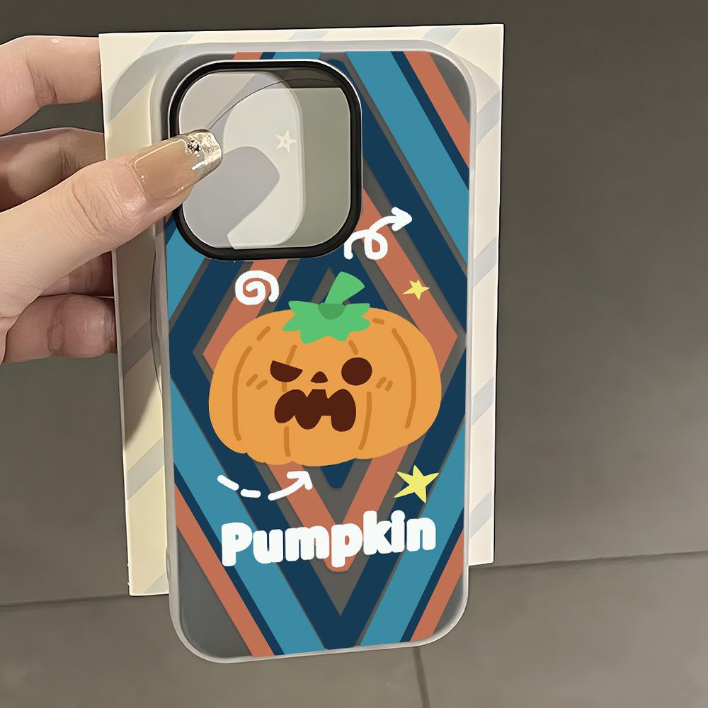 iPhone 17 Pro Max Halloween Pumpkin Ghost Case (Fits iPhone 15/14)