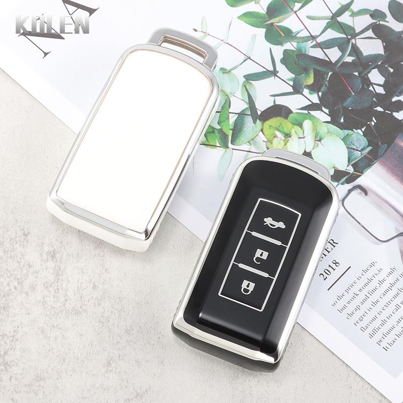 Tpu Car Remote Key Case Cover Shell For Mitsubishi Lancer Outlander Asx Pajero Sport Eclipse Cross Mirage Montero Accessories