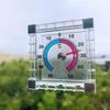 1PC Square Plastic Door and Window Thermometer, Easy To Self-adhesive Installation, Design, Measuring Range -50 ° C To 50 ° C,