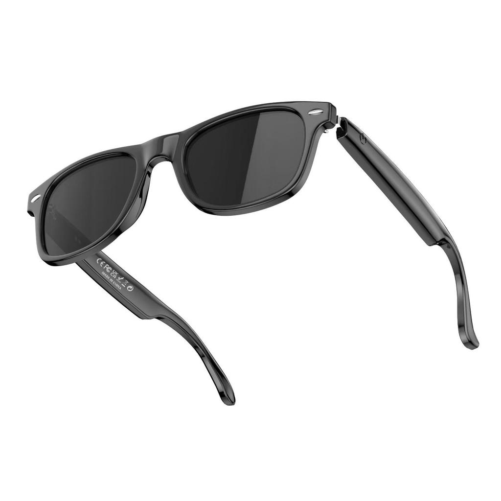 AI-Enhanced Bluetooth Translation Sunglasses with Wireless Audio and UV Protection.