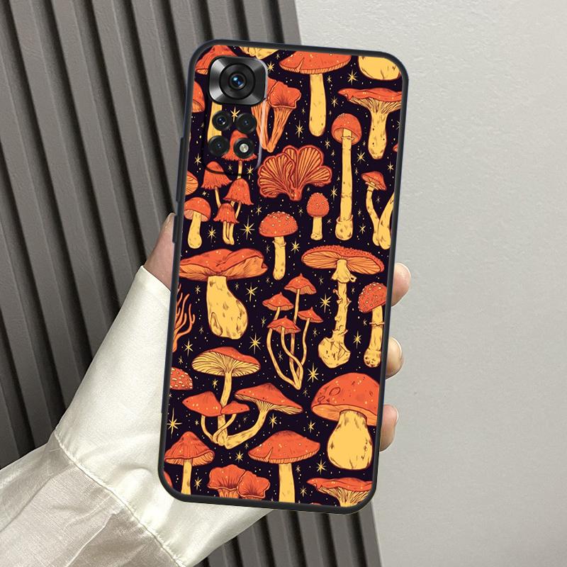 Mushroom Forest Case For Xiaomi Redmi Note 10 Pro Note 11 8 9 12 Pro 11S 10S 8T Redmi 10C 12C 9C 9T Cover