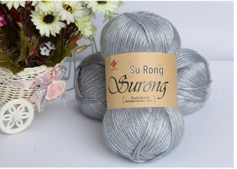 Egyptian Long-Staple Cotton Velvet Yarn for Hand-Knitting and Crochet Projects