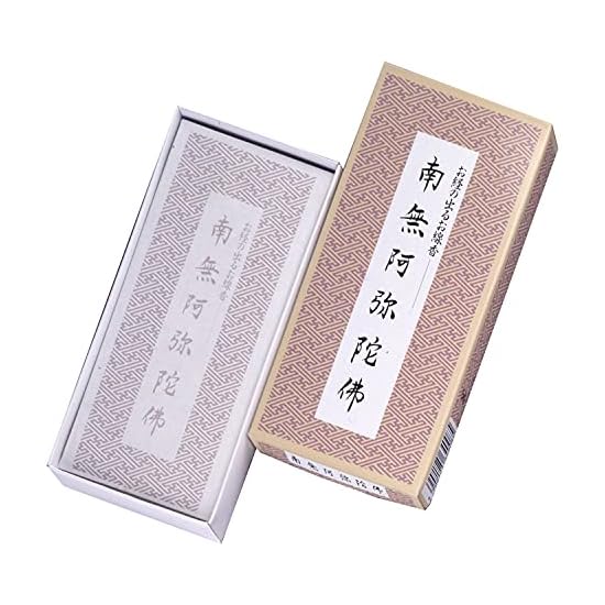 Nippon Kodo Incense Sticks with Sutra Chanting, Namu Amida Butsu, 84×23×186