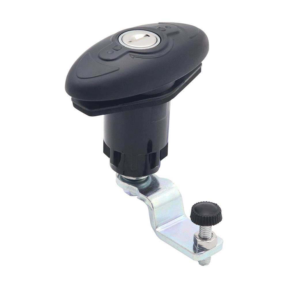 Rotating Handle Lock Latch with 2 Keys for Camper RV Cabin
