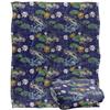 JQ Licensing Jl-Jp-Jq Silky Tiki Flower Fishing Supersoft Blanket