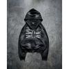 Womens Oversized Hooded Sweatshirt With Vintage Union Jack Print Streetwear Casual Long Sleeve Pullover