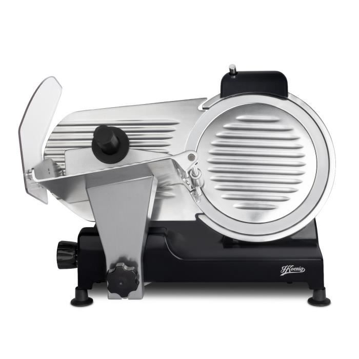 Trancheuse a viande - H.KoeNIG - MSX252 - Lame 250 mm - Puissance 240 W - Epaisseur 0-12 mm