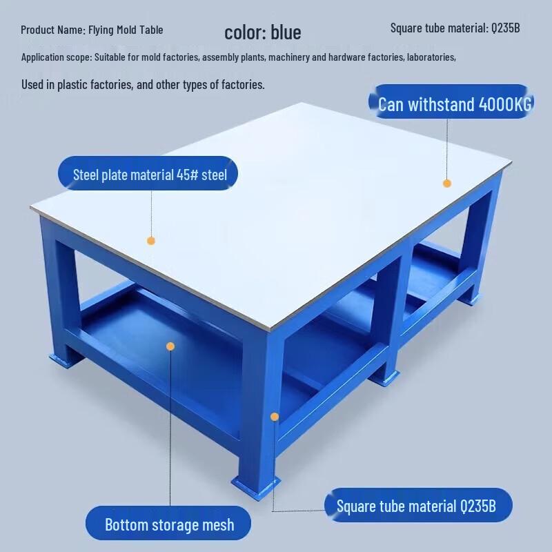 Kedehe Heavy-Duty Industrial Workbench CN Plug (adapter Included)