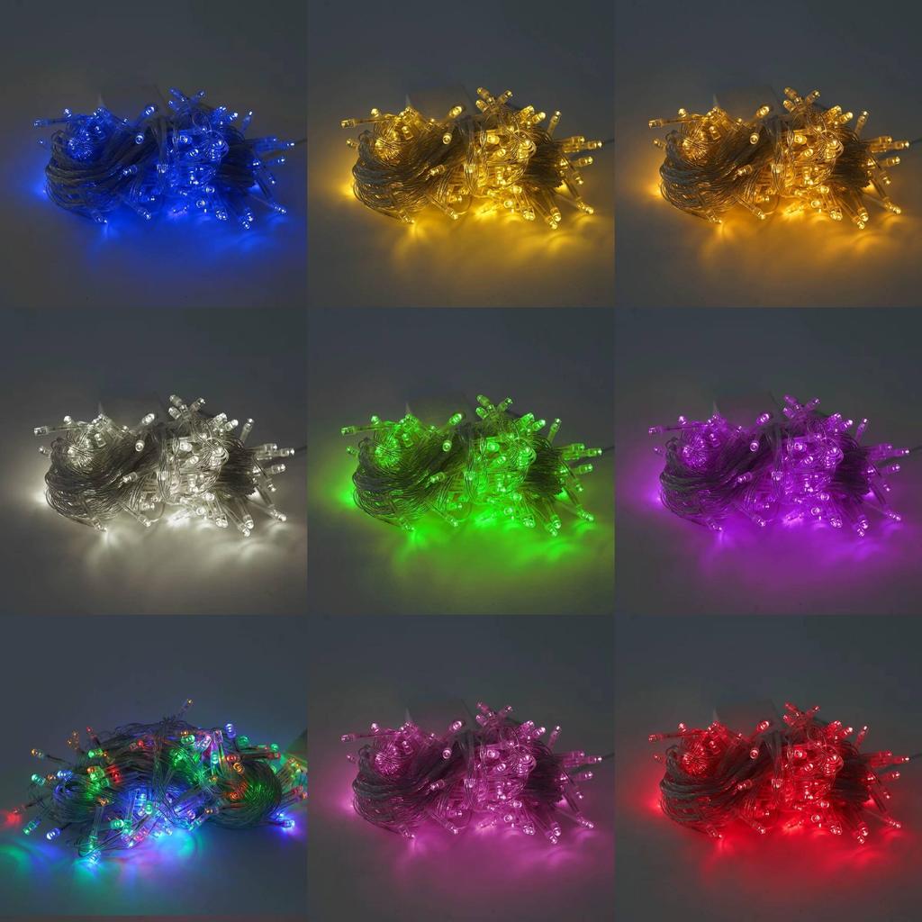 String Led Lights Operated Outdoor Waterproof Christmas Birthday Party Decor