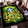 Brazil Soccer Champion Designed floor mat, suitable as a non-slip mat for the living room or bedroom sofa