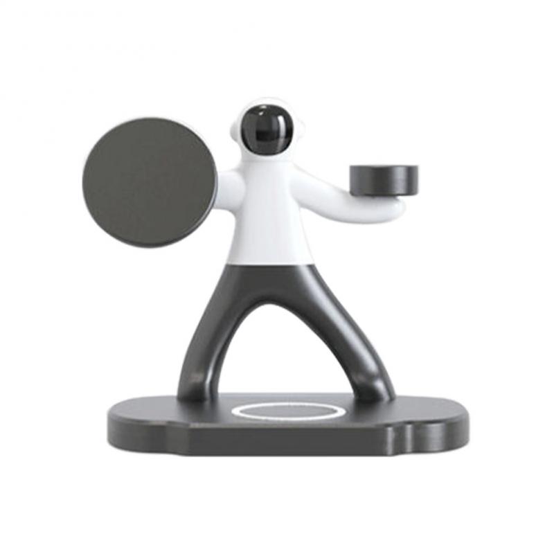 3 In 1 15w Fast Charging Wireless Charger Magnetic Wireless Charging Base For iPhone 8/XR/XSMAX/11/12/13 Series AirPods iWatch Phone Holder